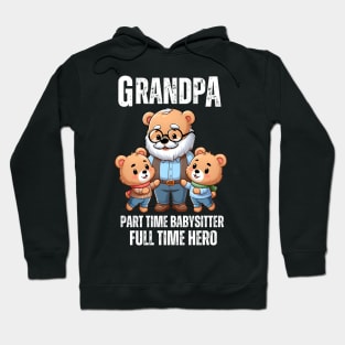 Grandpa Babysitter Hero Hoodie